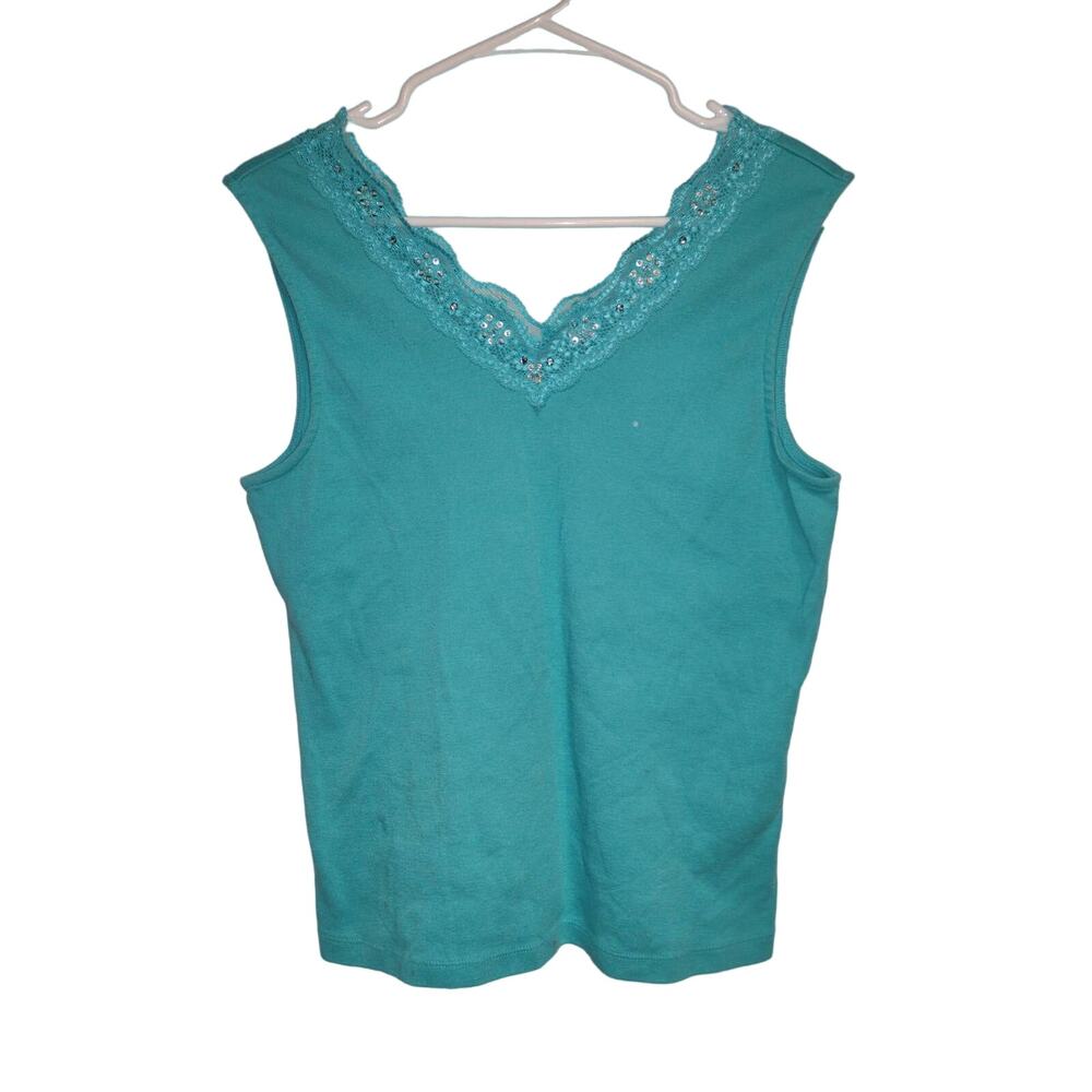 Women's Blue Tank Size Large